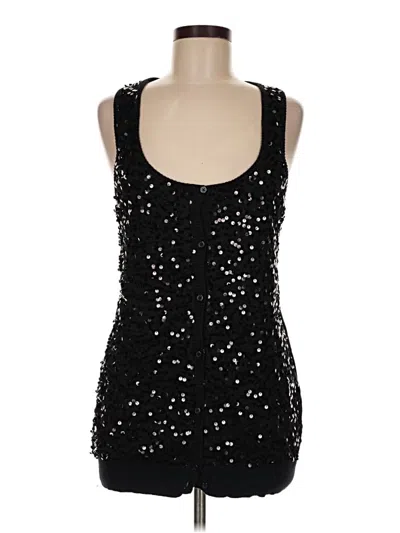 Pre-owned Elle Sleeveless Blouse In Black