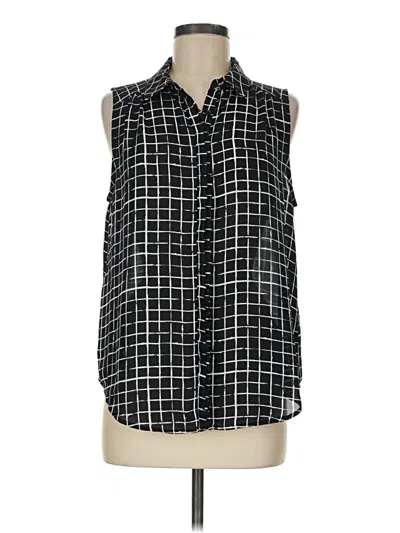 Pre-owned Elle Sleeveless Blouse In Black