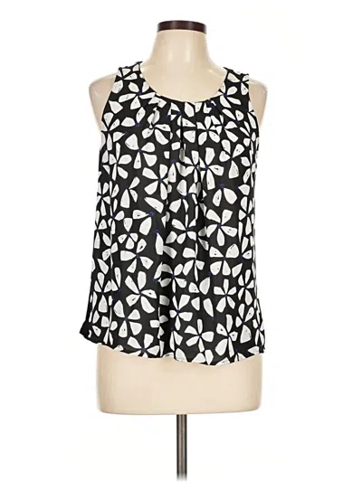 Pre-owned Elle Sleeveless Blouse In Black