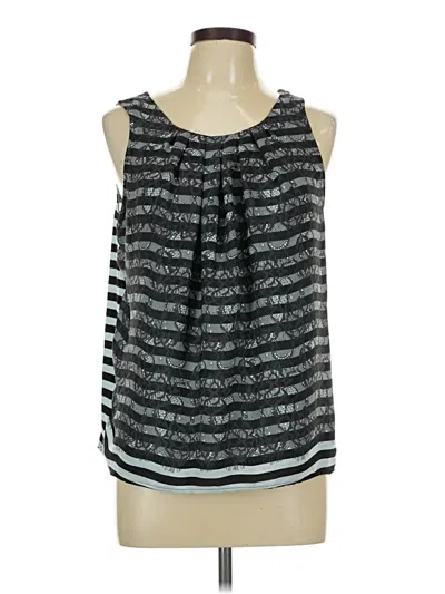 Pre-owned Elle Sleeveless Blouse In Black
