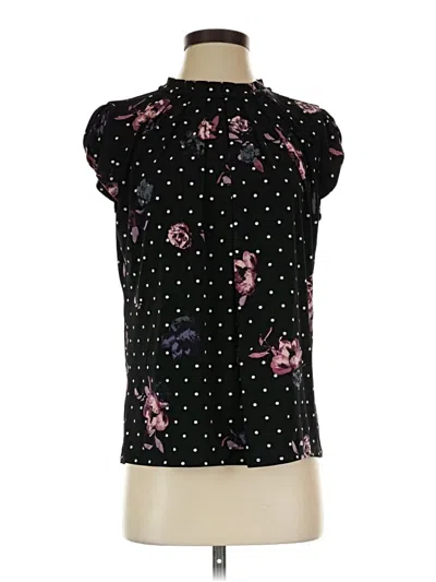 Pre-owned Elle Sleeveless Blouse In Black