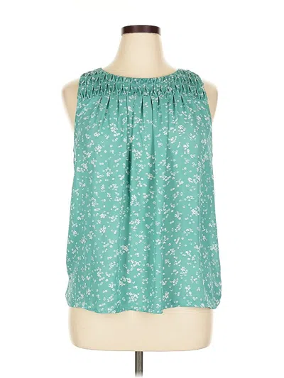 Pre-owned Elle Sleeveless Blouse In Blue