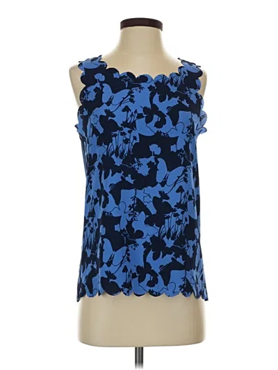 Pre-owned Elle Sleeveless Blouse In Blue