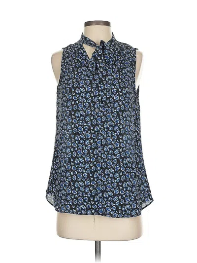 Pre-owned Elle Sleeveless Blouse In Blue