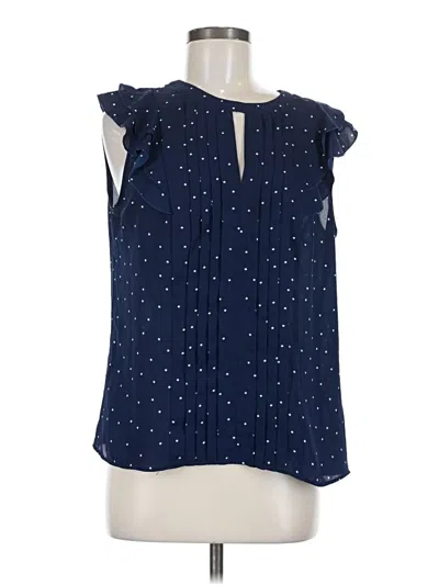 Pre-owned Elle Sleeveless Blouse In Blue