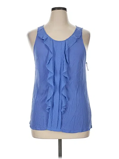 Pre-owned Elle Sleeveless Blouse In Blue