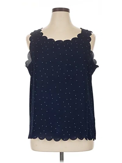 Pre-owned Elle Sleeveless Blouse In Blue