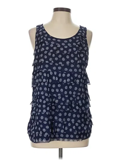 Pre-owned Elle Sleeveless Blouse In Blue