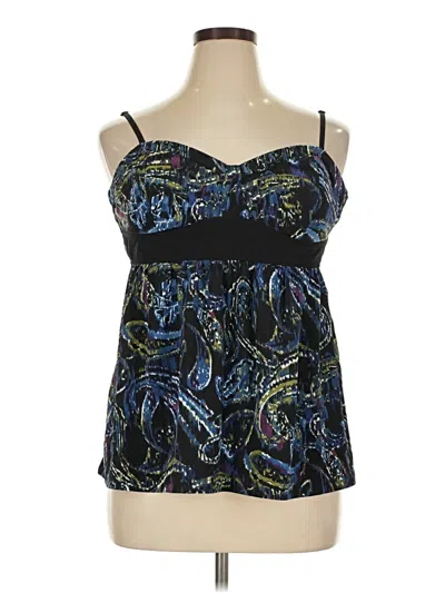 Pre-owned Elle Sleeveless Blouse In Blue