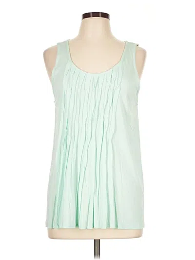 Pre-owned Elle Sleeveless Blouse In Green