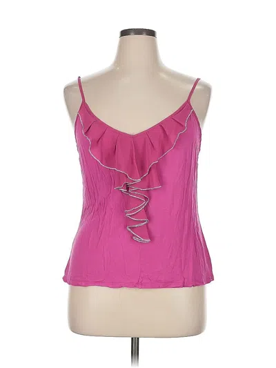 Pre-owned Elle Sleeveless Blouse In Pink