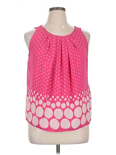 Pre-owned Elle Sleeveless Blouse In Pink