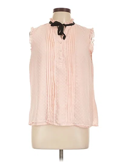 Pre-owned Elle Sleeveless Blouse In Pink