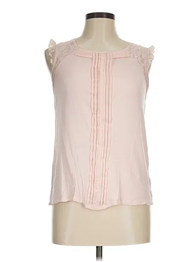 Pre-owned Elle Sleeveless Blouse In Pink