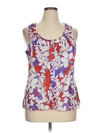Pre-owned Elle Sleeveless Blouse In Purple