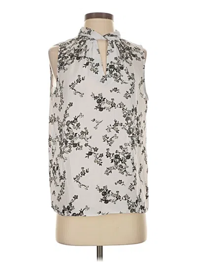 Pre-owned Elle Sleeveless Blouse In Silver