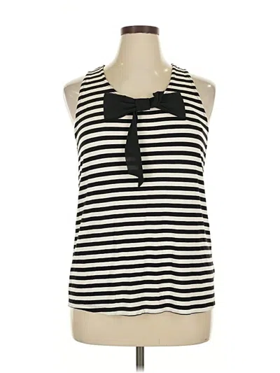 Pre-owned Elle Sleeveless Blouse In White