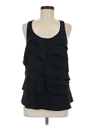 Pre-owned Elle Sleeveless Top Black Halter Neckline Tops