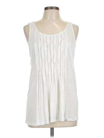 Pre-owned Elle Sleeveless T-shirt In White