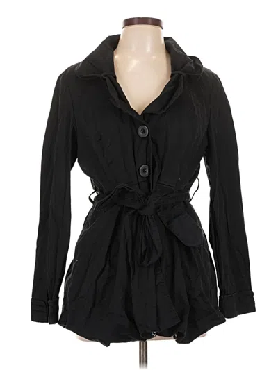 Pre-owned Elle Trenchcoat In Black