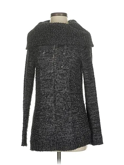 Pre-owned Elle Turtleneck Sweater In Gray