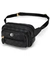 Elle Wayfarer 1.6 Liters Monogram Sling Bag In Black