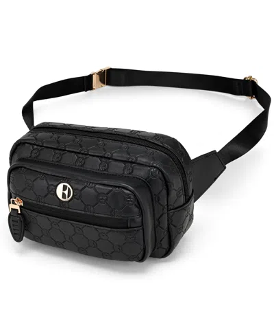 Elle Wayfarer 1.6 Liters Monogram Sling Bag In Black