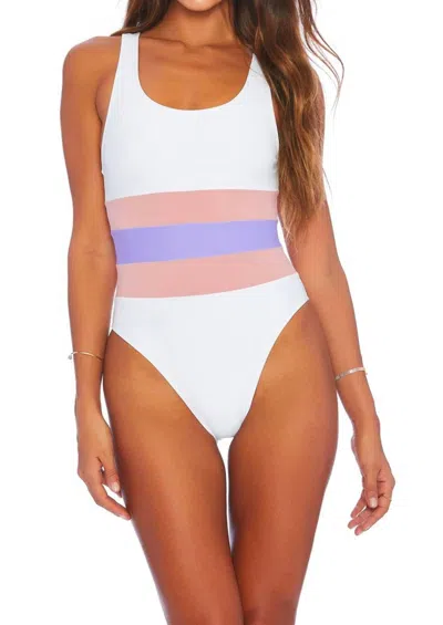 Ellejay Women's Randell One Piece In White In Multi