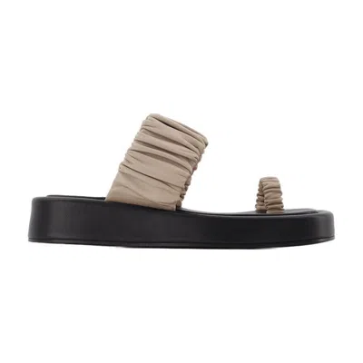 Elleme Amor Platform Slides In Beige