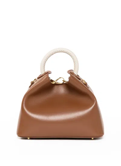 Elleme Baozi Leather Cognac/beige