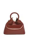 Elleme Baozi Leather Russet/white Stitches