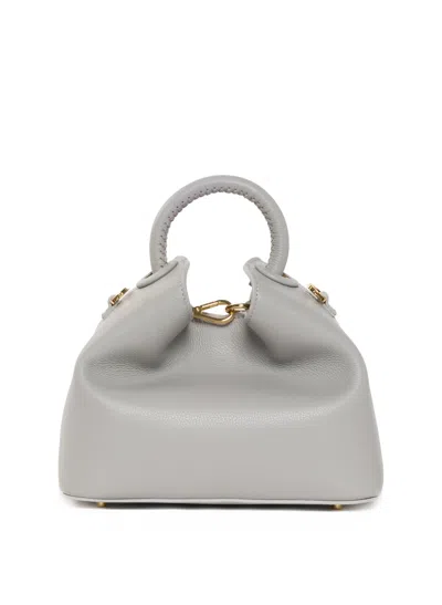Elleme Baozi Pebbled Leather Grey