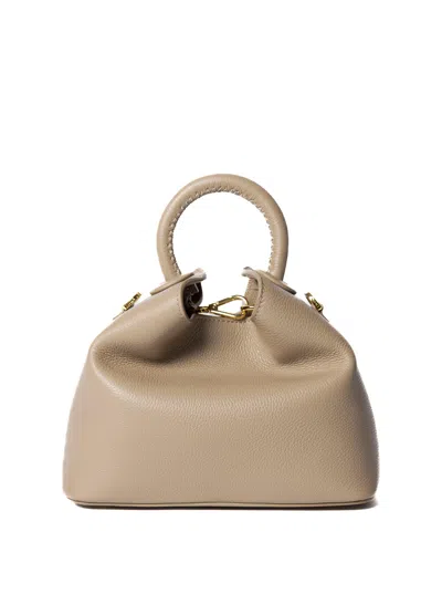 Elleme Raisin Pebbled Leather Taupe