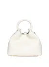 Elleme Baozi Pebbled Leather White In Pebbled Leather