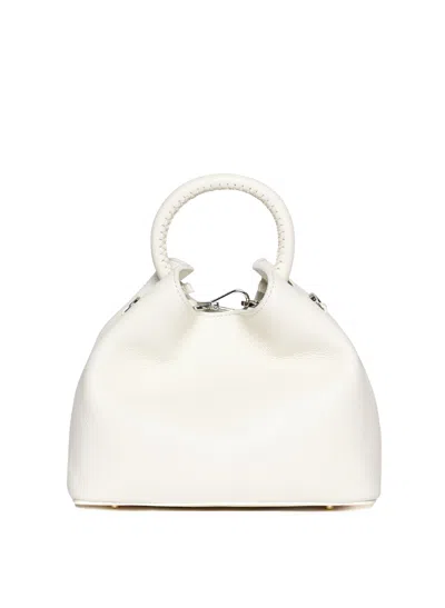 Elleme Baozi Pebbled Leather White