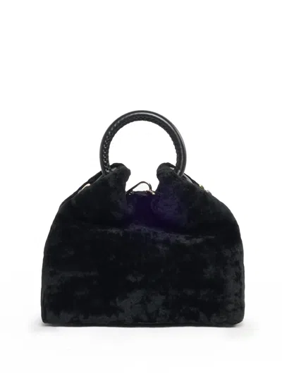 Elleme Baozi Shearling Montone Black