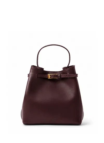 Elleme Belt Bag Small Leather Wine