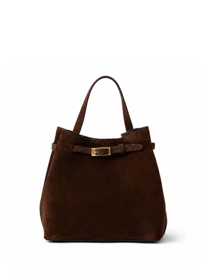 Elleme Belt Bag Small Suede Brownie
