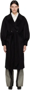 Elleme Black Chouchou Coat In Black