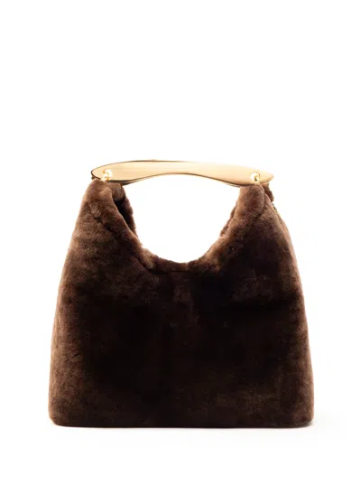 Elleme Boomerang Shearling Brownie