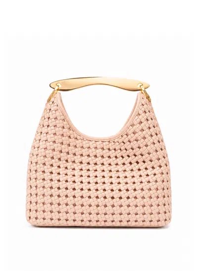 Elleme Boomerang Woven Leather Blush