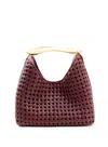 Elleme Boomerang Woven Leather Burgundy