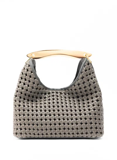 Elleme Boomerang Woven Leather Grey