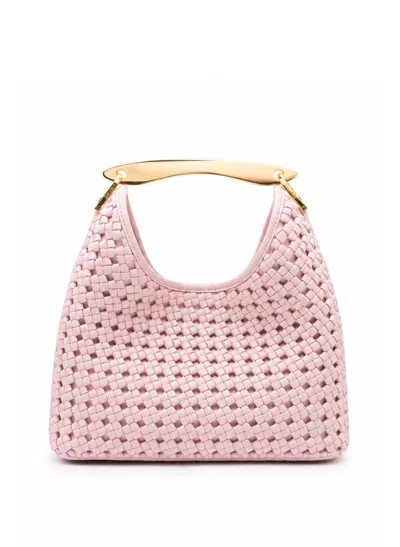 Elleme Boomerang Woven Leather Pink