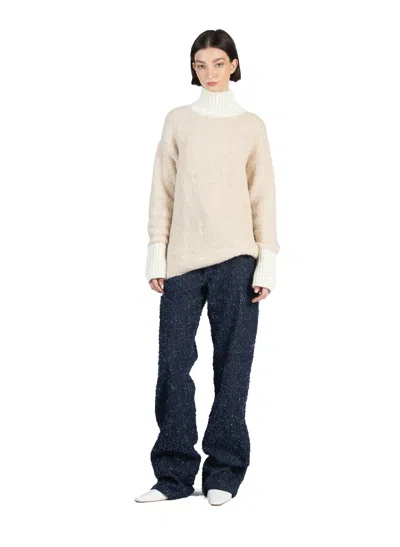 Elleme Boyfriend Jumper Cream