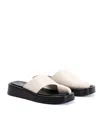Elleme Leather Sandals In White
