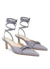 Elleme Chouchou Lace Heel Lavender In Blue