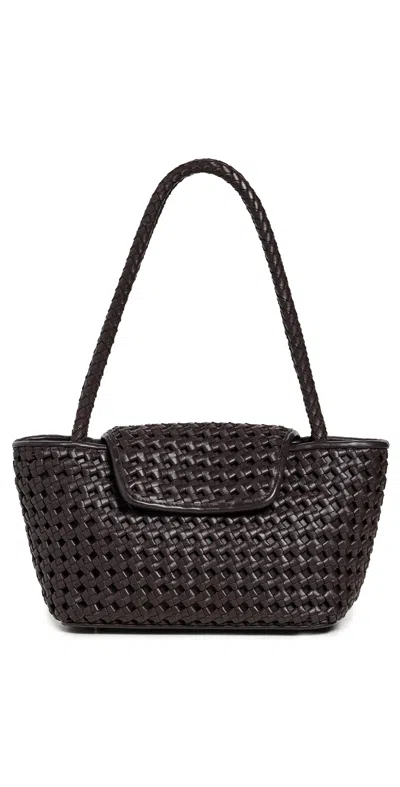 ELLEME COURRIER TOTE DARK BROWN
