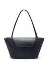 Elleme Courrier Tote Raffia/leather Black