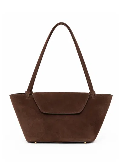 Elleme Courrier Tote Suede Brownie